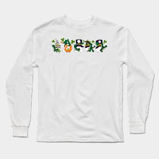 Lucky Irish Gnomes Lover Funny St Patricks Day Long Sleeve T-Shirt